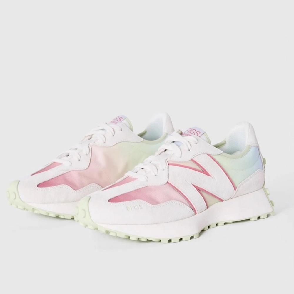 FIGS x New Balance 327 in Ombre Dark Magenta New in Box NIB SIZE 8.5 Women’s